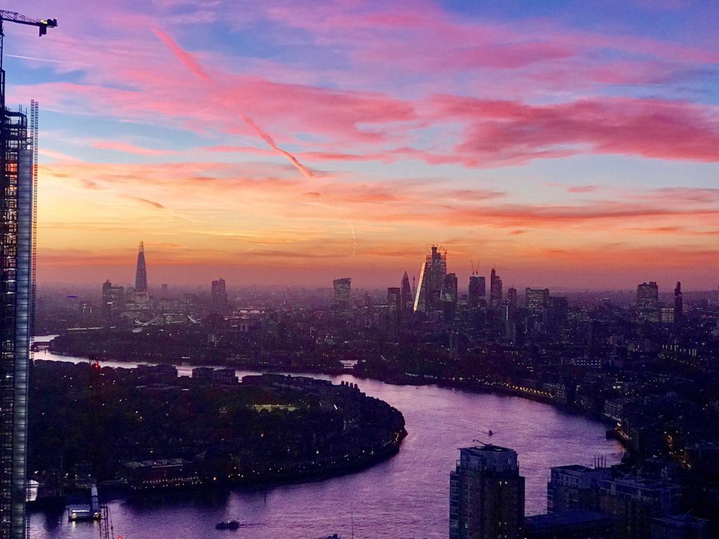Sunset from Level39